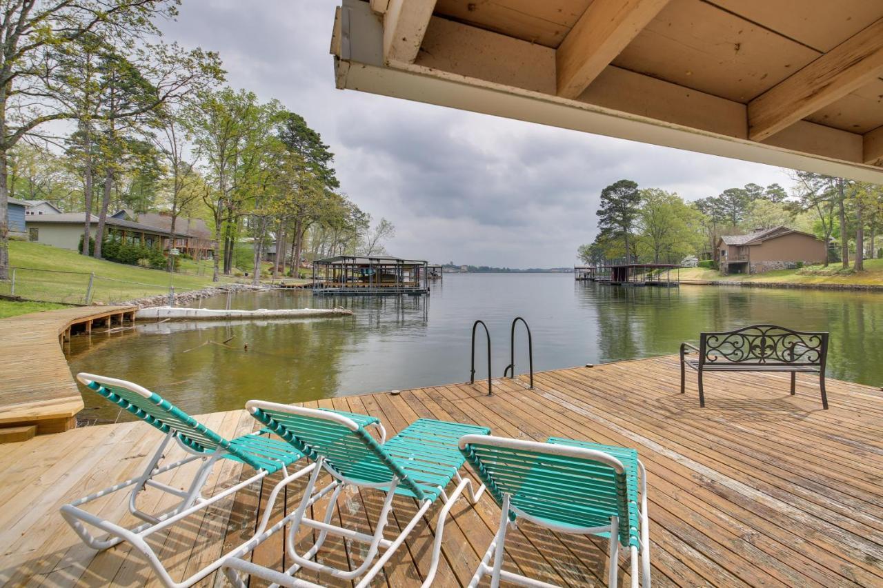 Cozy Lake Cabin With Dock In Hot Springs Natl Park Lake Hamilton Exterior foto