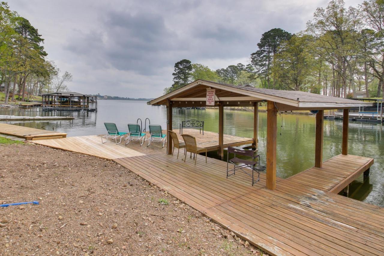 Cozy Lake Cabin With Dock In Hot Springs Natl Park Lake Hamilton Exterior foto