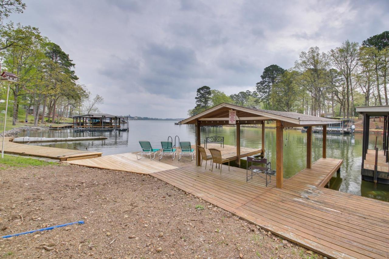 Cozy Lake Cabin With Dock In Hot Springs Natl Park Lake Hamilton Exterior foto